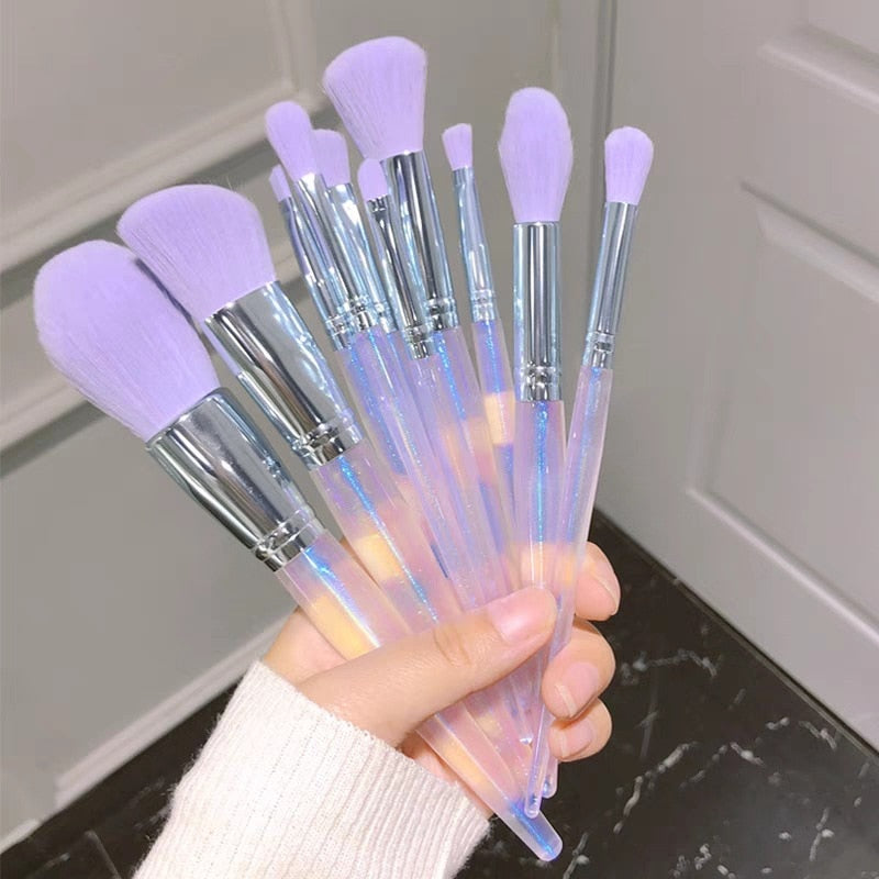  Irredescent Makeup Brushes